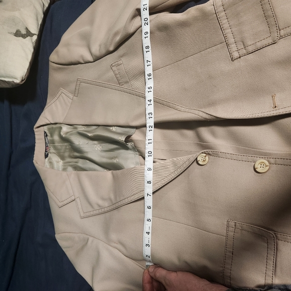 3-piece tan suit - vintage - made in UK - Picture 8 of 16